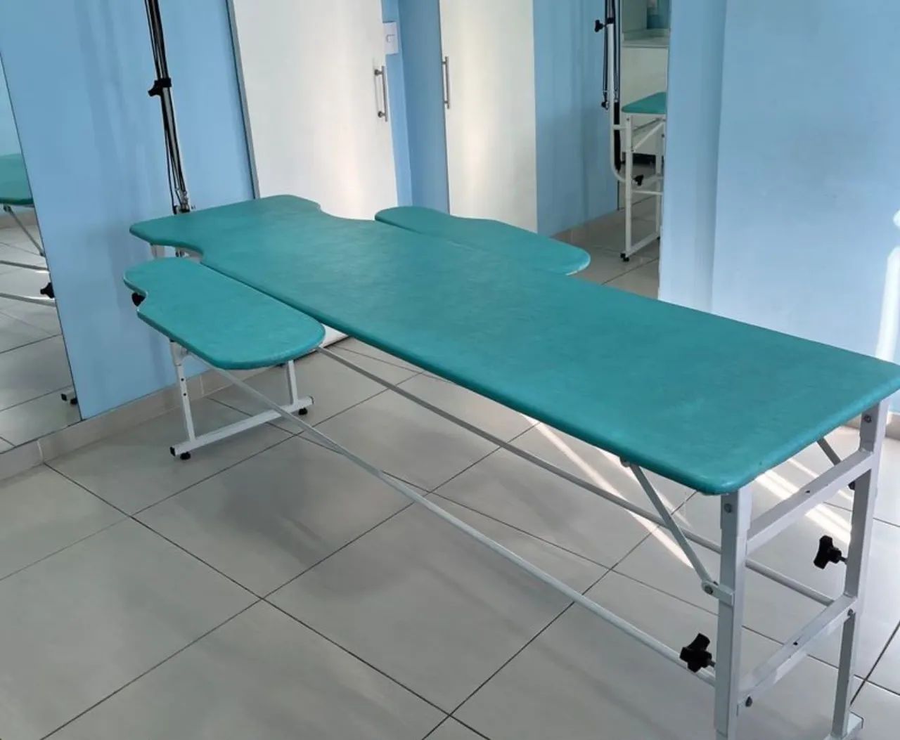 Maca portátil de RPG para atendimento ou massagem.