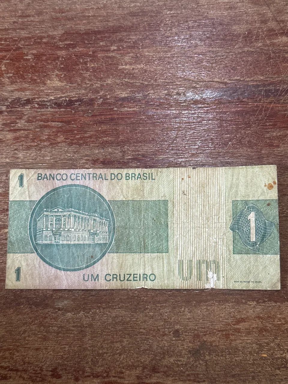 Nota Antiga Rara 1 Cruzeiro  - Foto 2