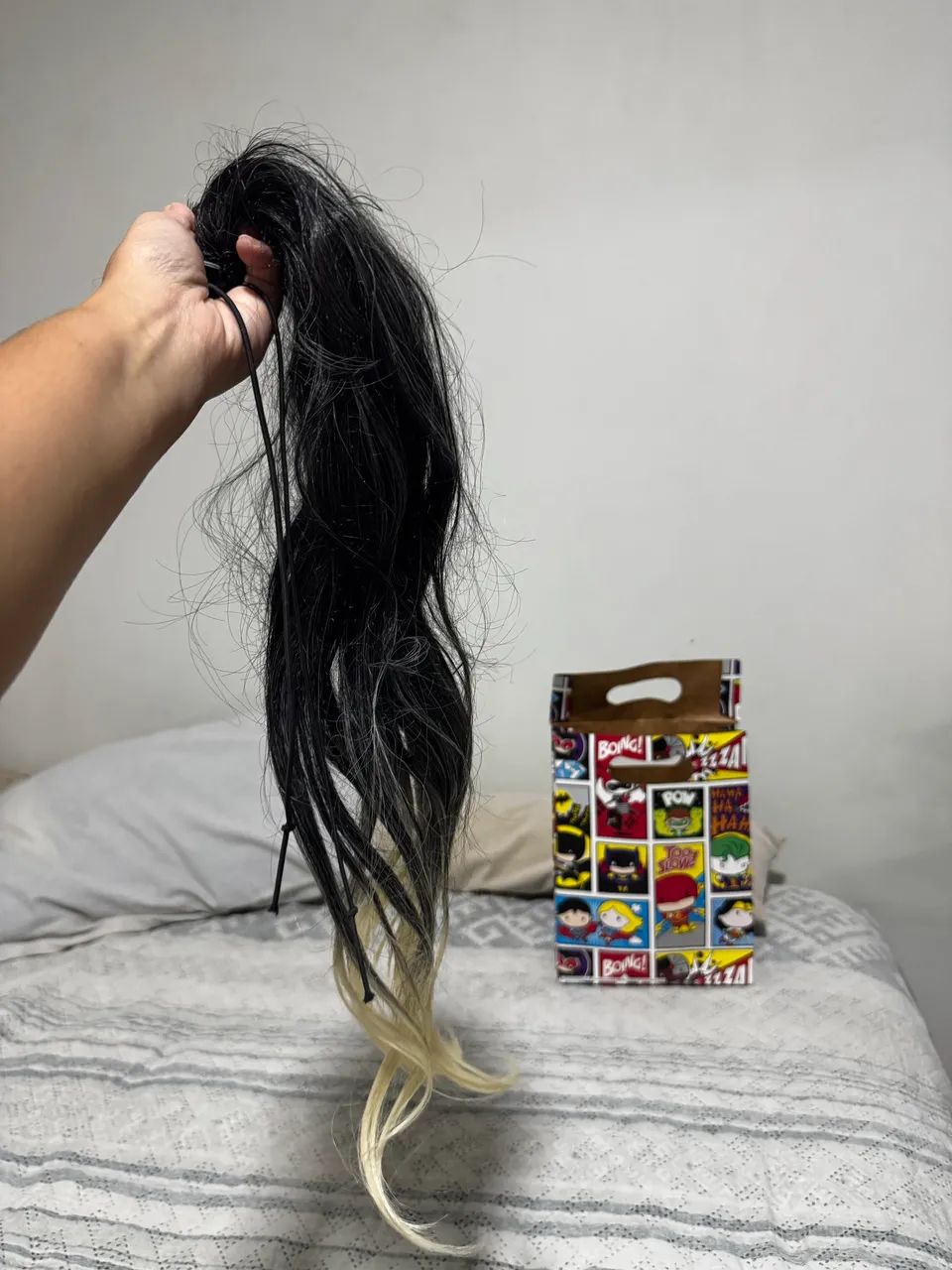Rabo de cavalo cabelo Bio humano - 70 cm  - Foto 2
