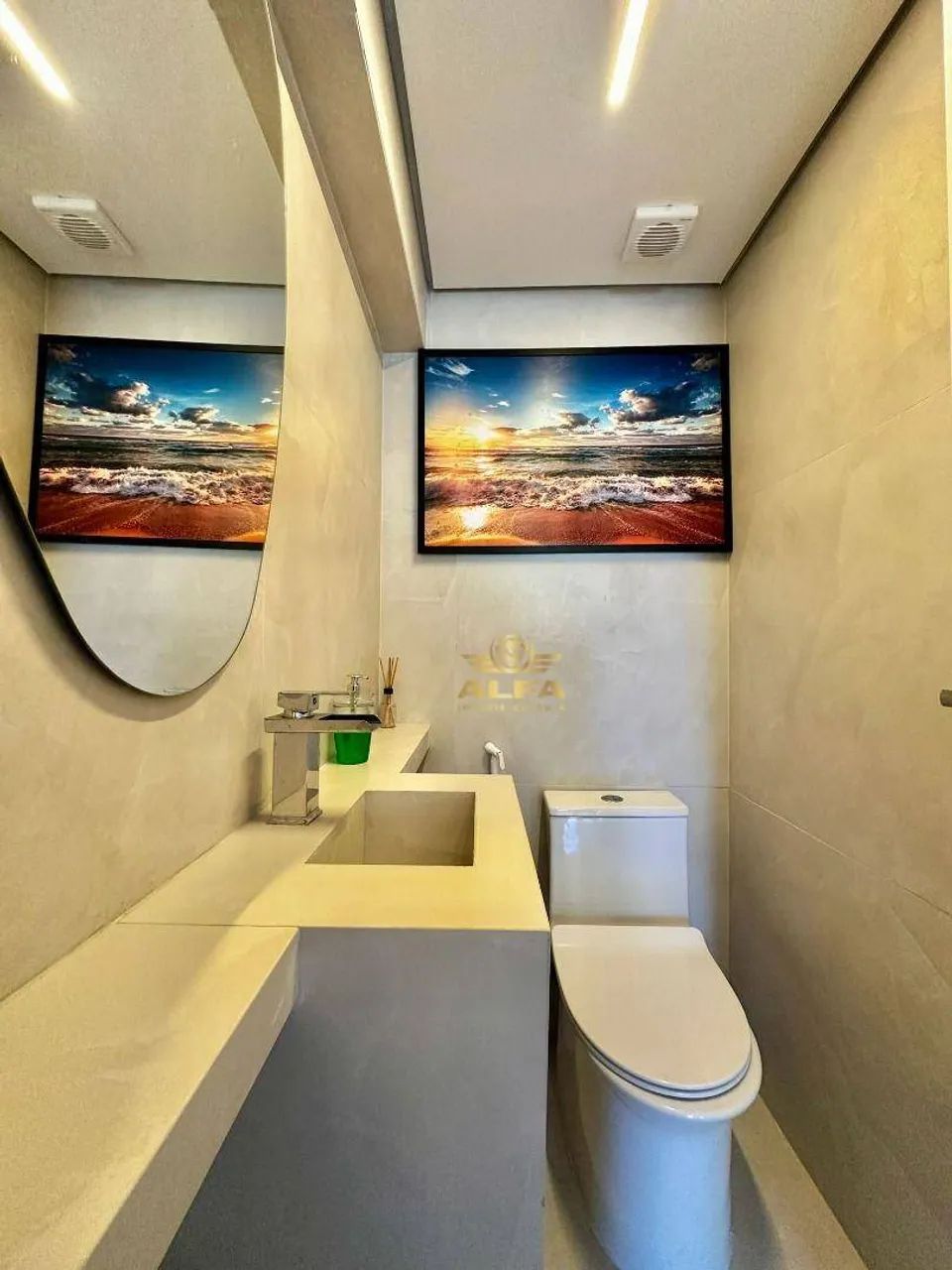 Apartamento à venda na praia das Pitangueiras | Alfa imóveis Guarujá. - Foto 9