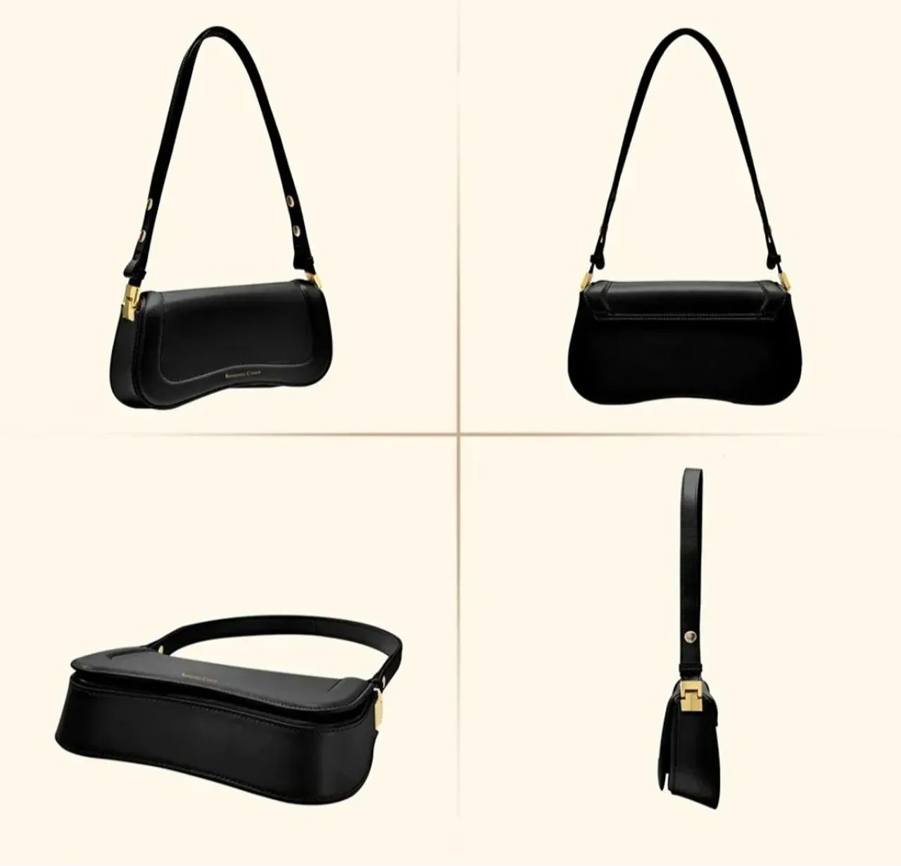 Bolsa Romantic Crown Preta - Foto 3