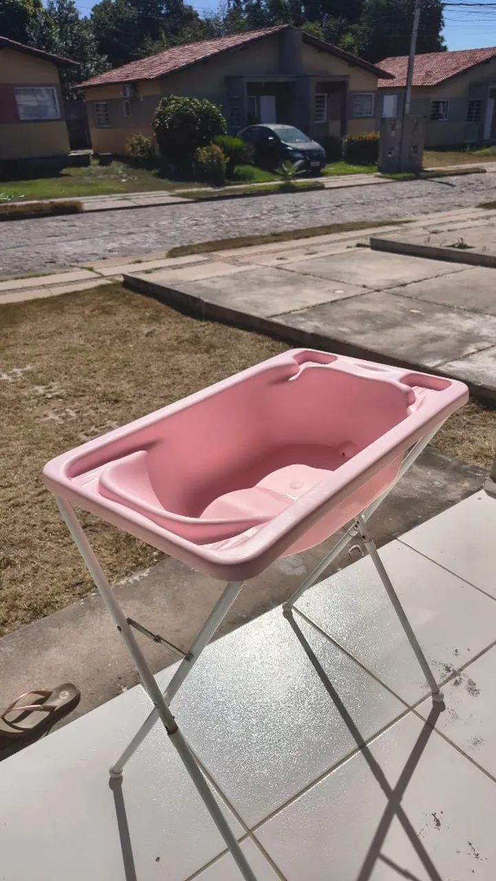 BANHEIRA GALZERANO ROSA COM SUPORTE  - Foto 3