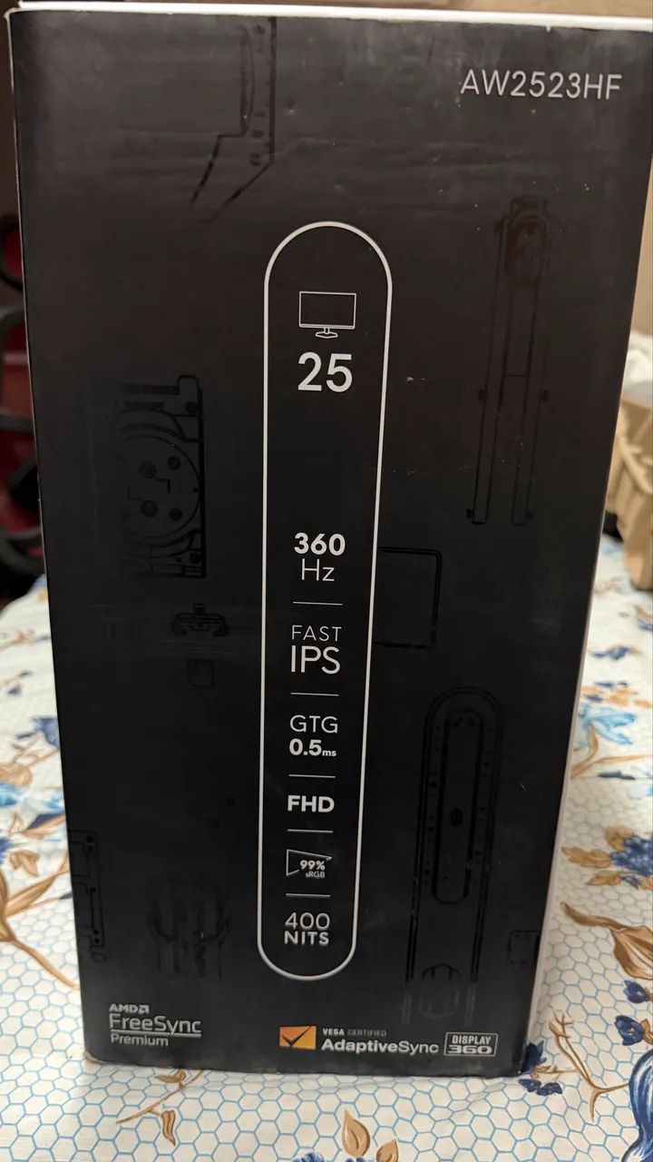 Monitor Gamer Alienware AW2523HF - 360Hz | Full HD | 24,5? - Foto 4
