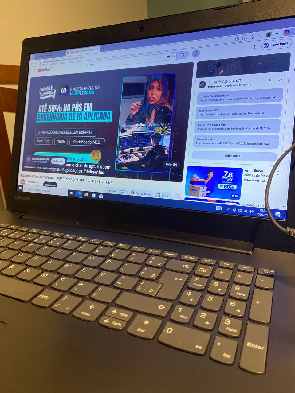 Notebook Lenovo I5 B330 15 - 8a Geração  - Foto 3