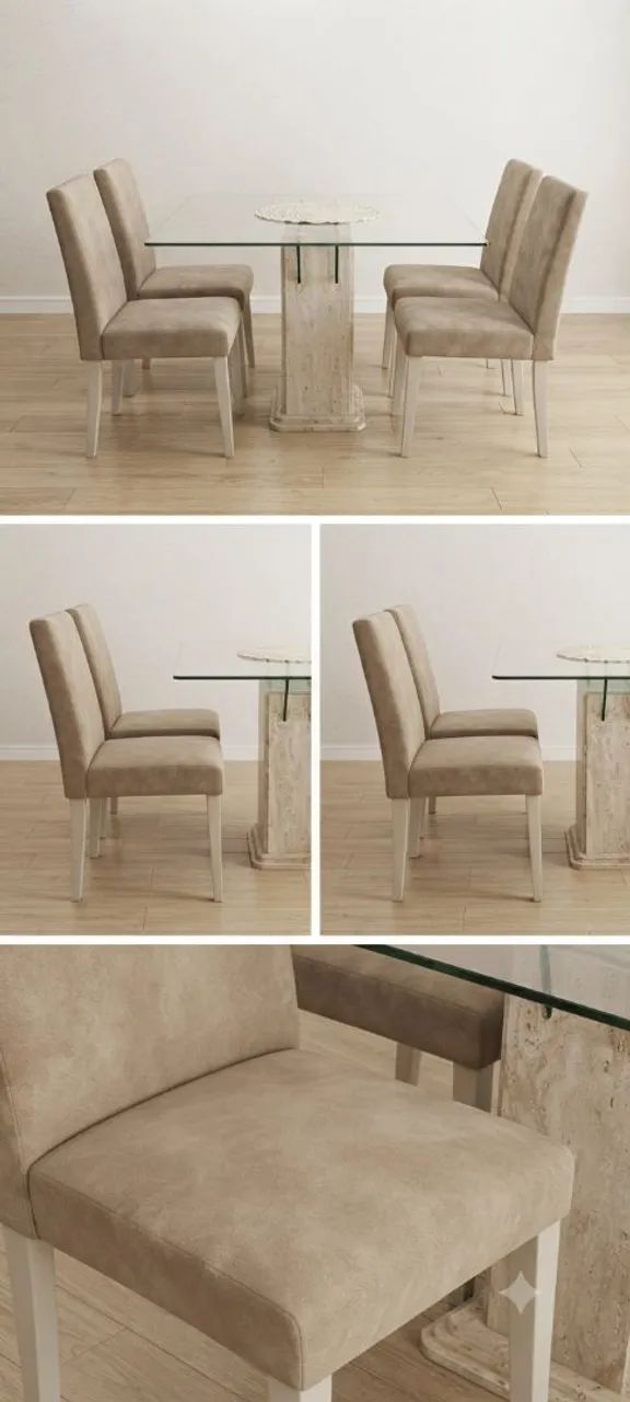 Conjunto de mesa 4 cadeiras 
