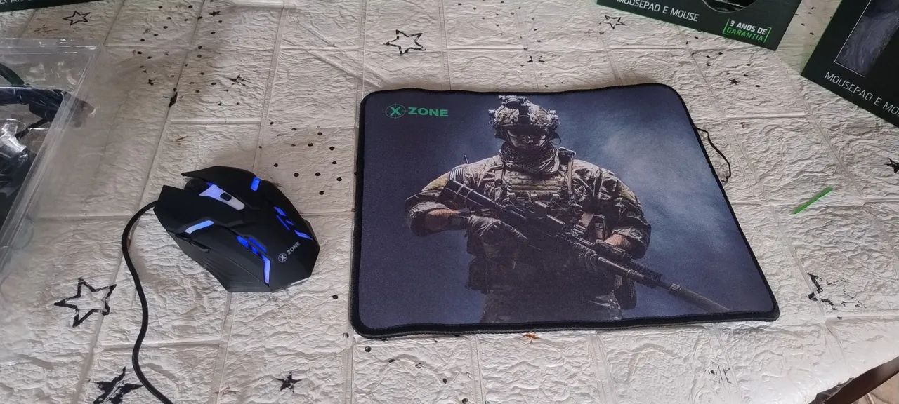 Mouse gamer + mouse pad gamer  - Foto 2