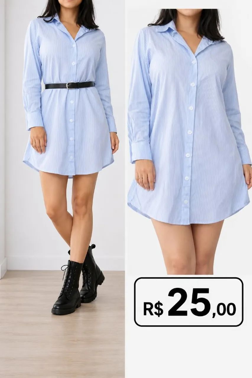 Camisa listrada P