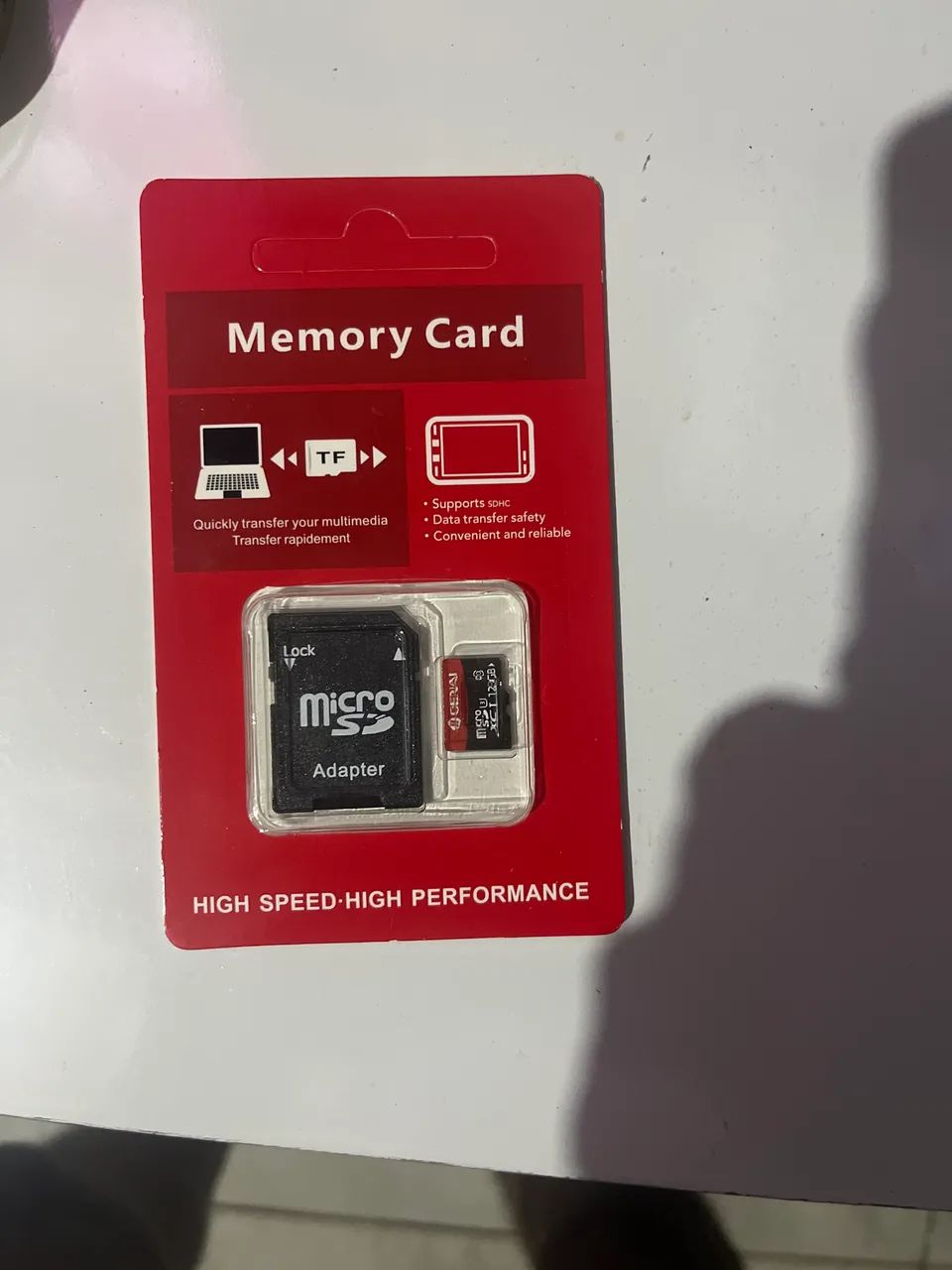 Cartão de memória 128 gb