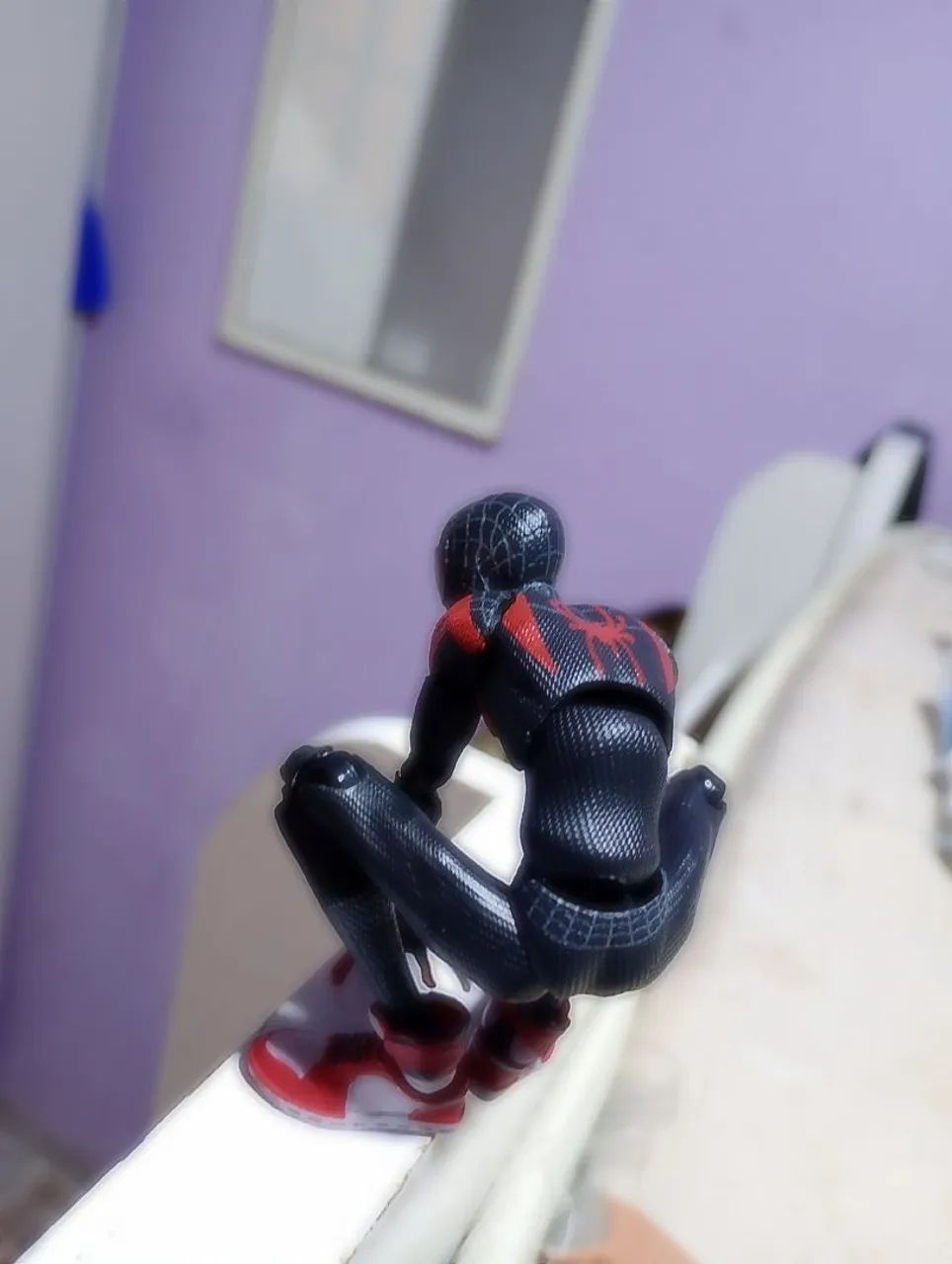 Miles Morales spider Man sentinel bootleg - Foto 5