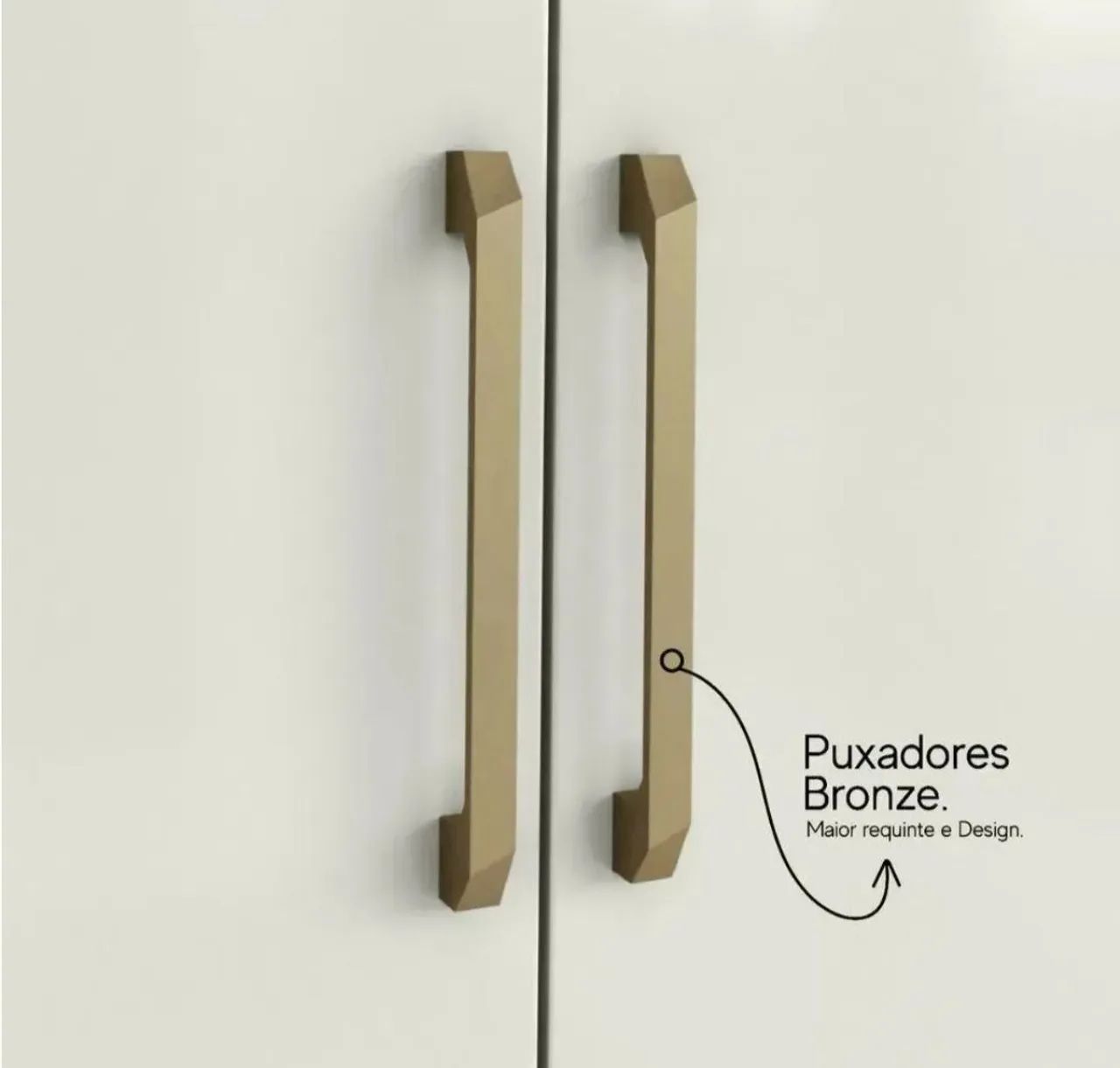 Guarda roupa de 4 portas e 2 gavetas - Foto 4