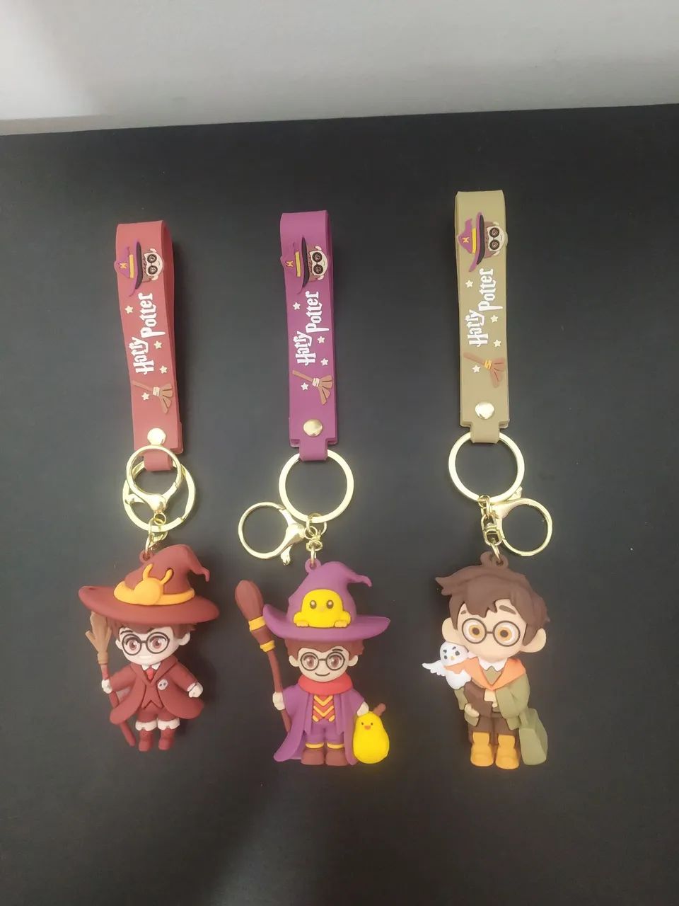 Conjunto chaveiros 3D Harry Potter