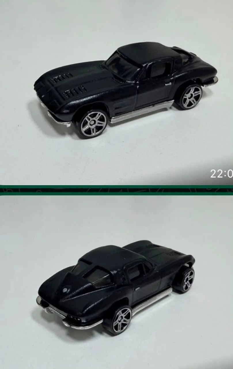 Miniatura Corvette StingRay Coupe Bruce Wayne The Batman Custom