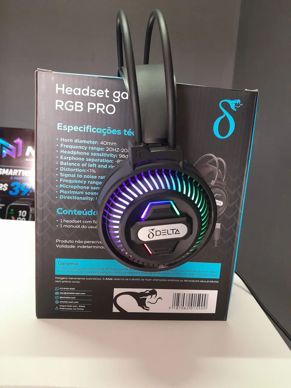 Headset gamer RGB PRO  - Foto 2