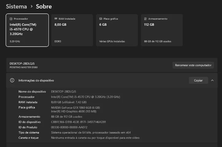 PC Gamer i5/ Placa 1060 6 GB - Foto 4