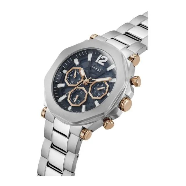 Rélogio Guess Edge Prata com Dourado. - Foto 4