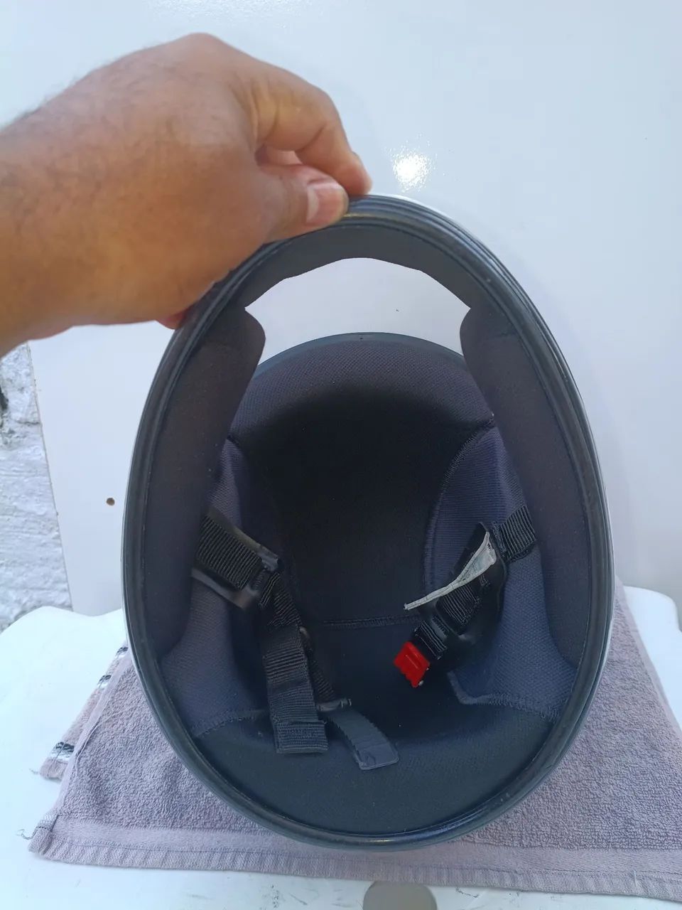 Capacete Pit stop preto fosco N60 - Foto 5