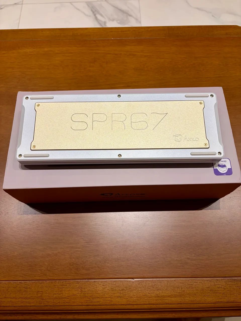 Teclado Mecânico Akko SPR67 Branco Completo - Foto 4