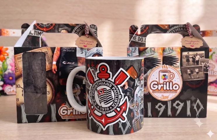 Caneca Personalizada - Time Corinthians 360° - Foto 3