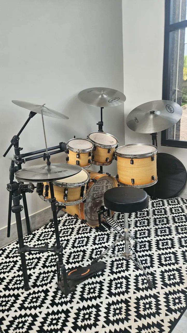 Bateria Acústica RMV Completa - Foto 4