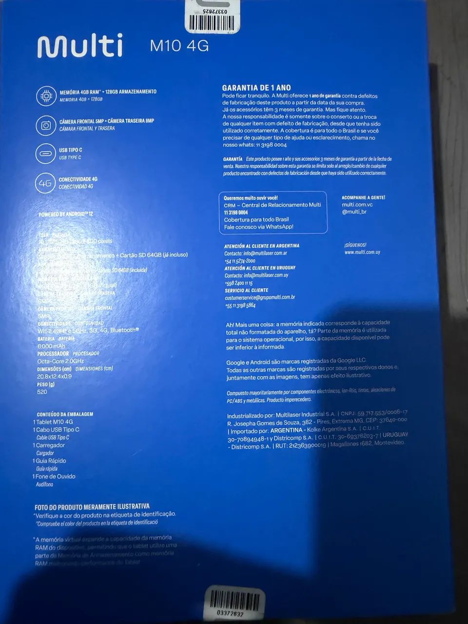 Tablet Multi M10 4G 128GB - Foto 2