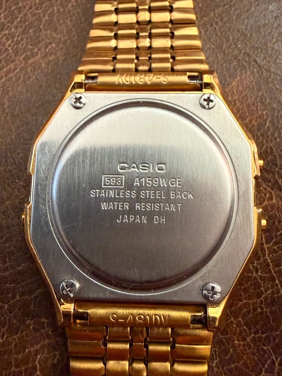 CASIO VINTAGE- DOURADO/PRETO !ORIGINAL! - Foto 2