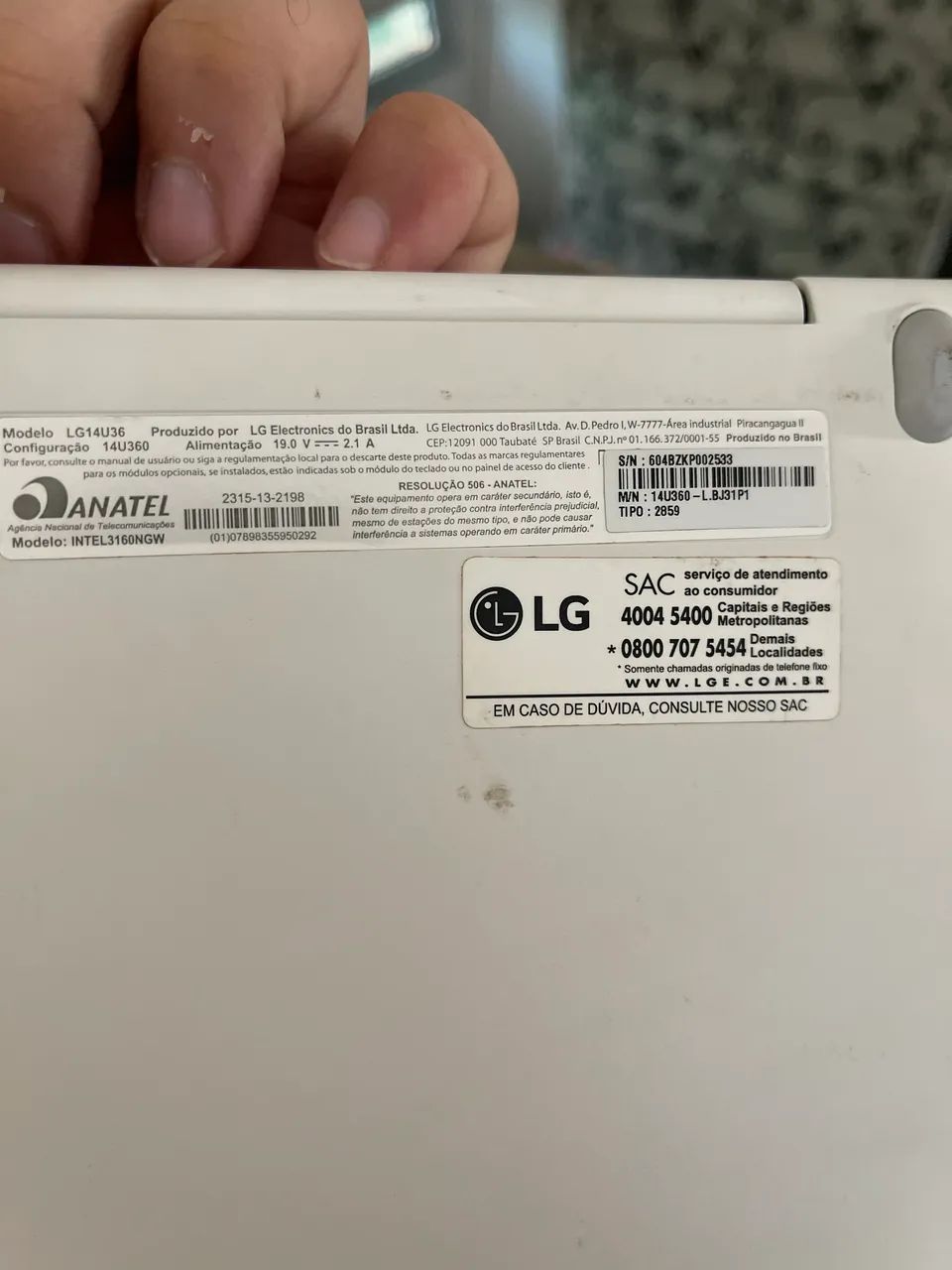 NOTEBOOK LG14U36 - Foto 5
