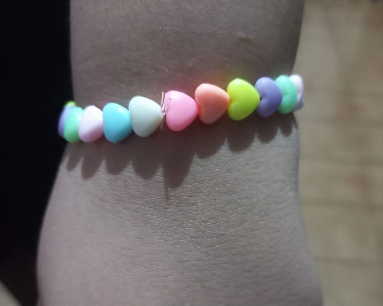Pulseira de coração 