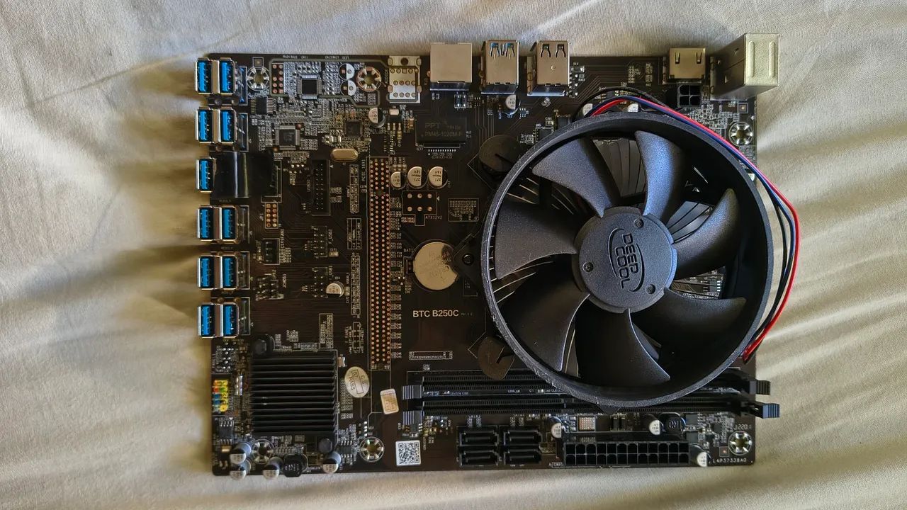 Placa mãe b250c e processador ENVIO OLX