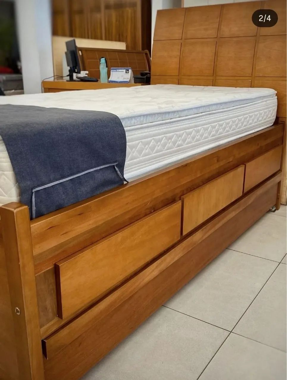 Cama Bibox madeira maciça. - Foto 2