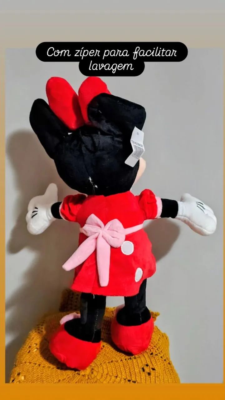Vendo pelúcia Minie 45 cm nova - Foto 4