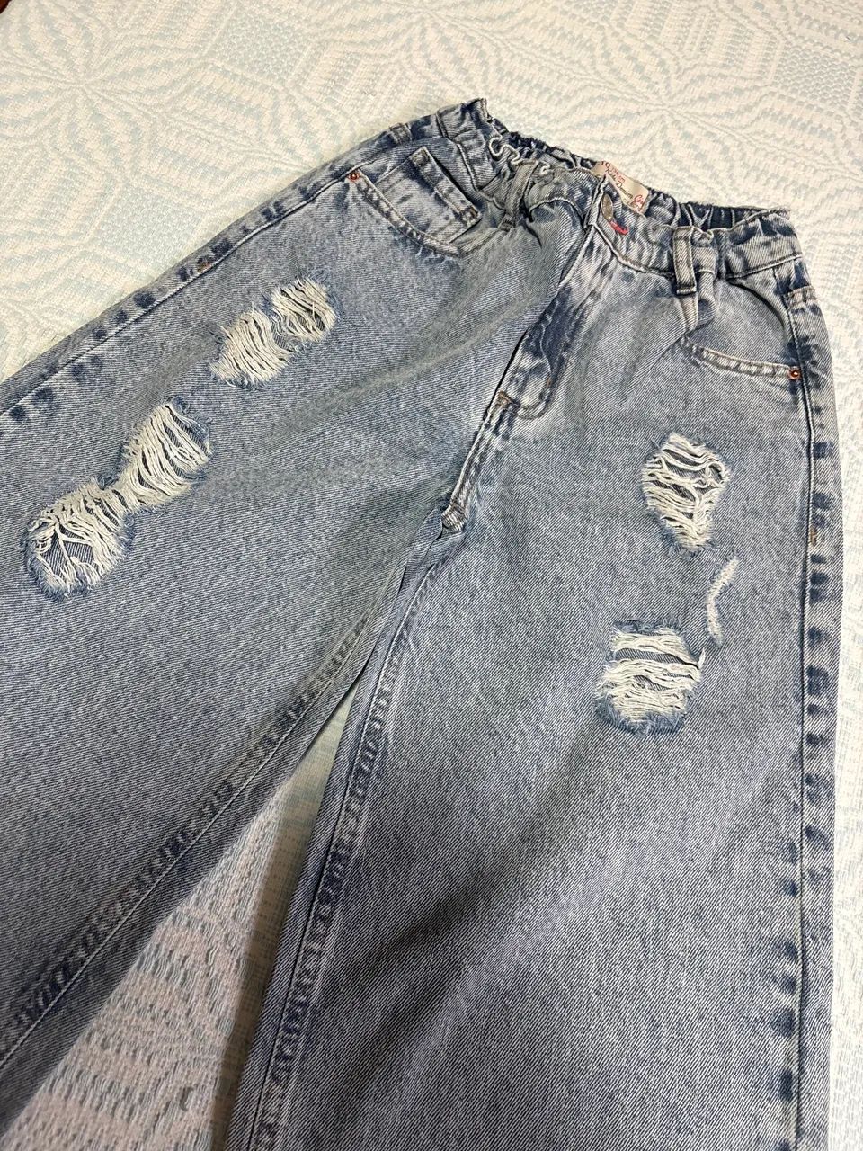 Calça jeans infantil menina  - Foto 4