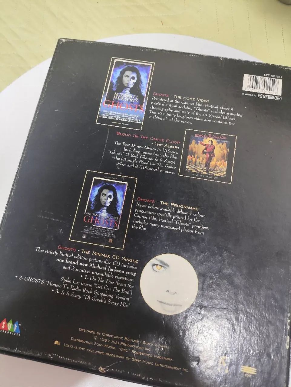 マイケルジャクソンGHOSTS デラックスコレクターボックスセット初回生産限定版 Michael Jackson - Ghosts - Deluxe Collector Box Set - Japão