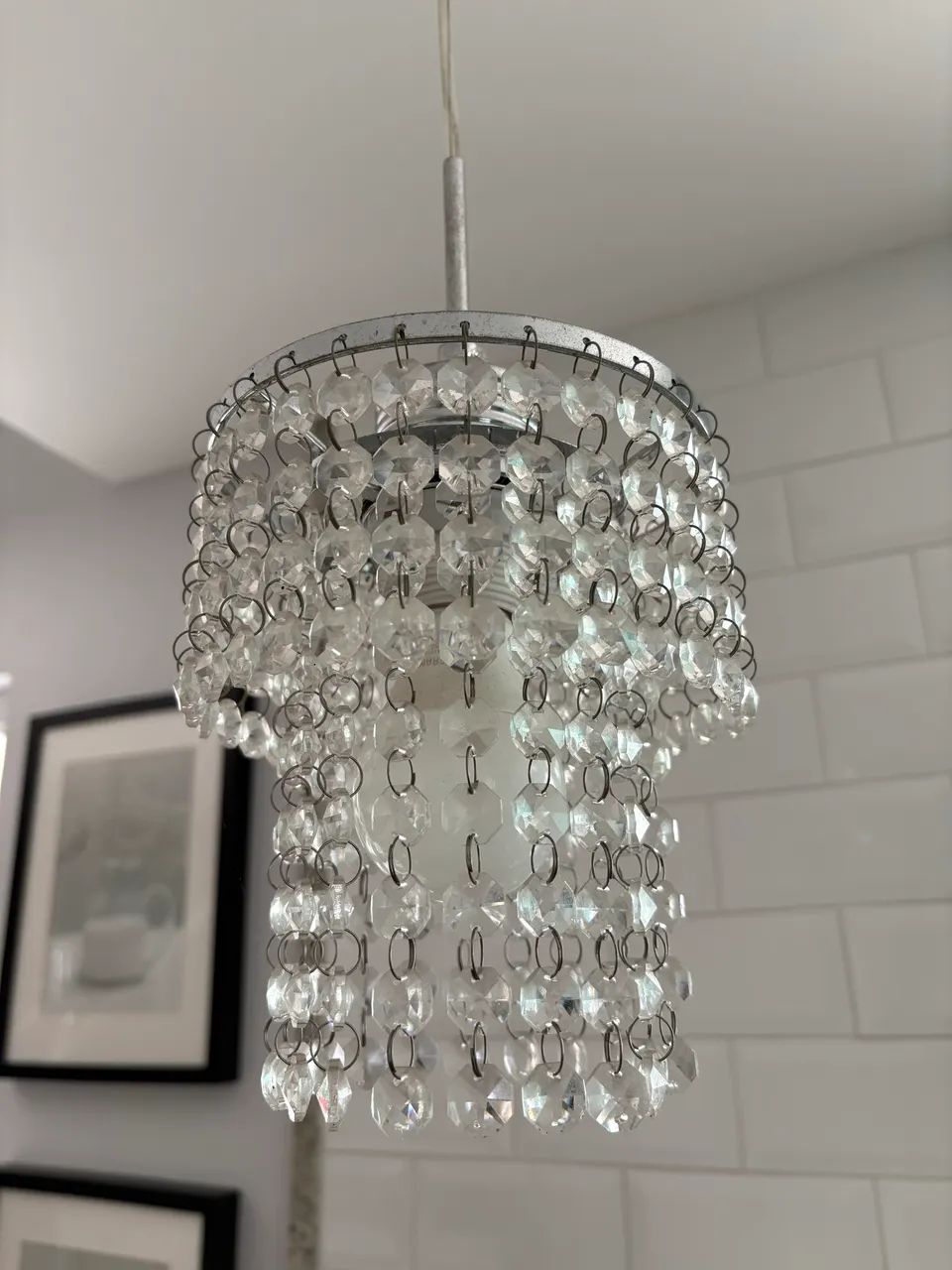 Par de Lustres de Cristal Original