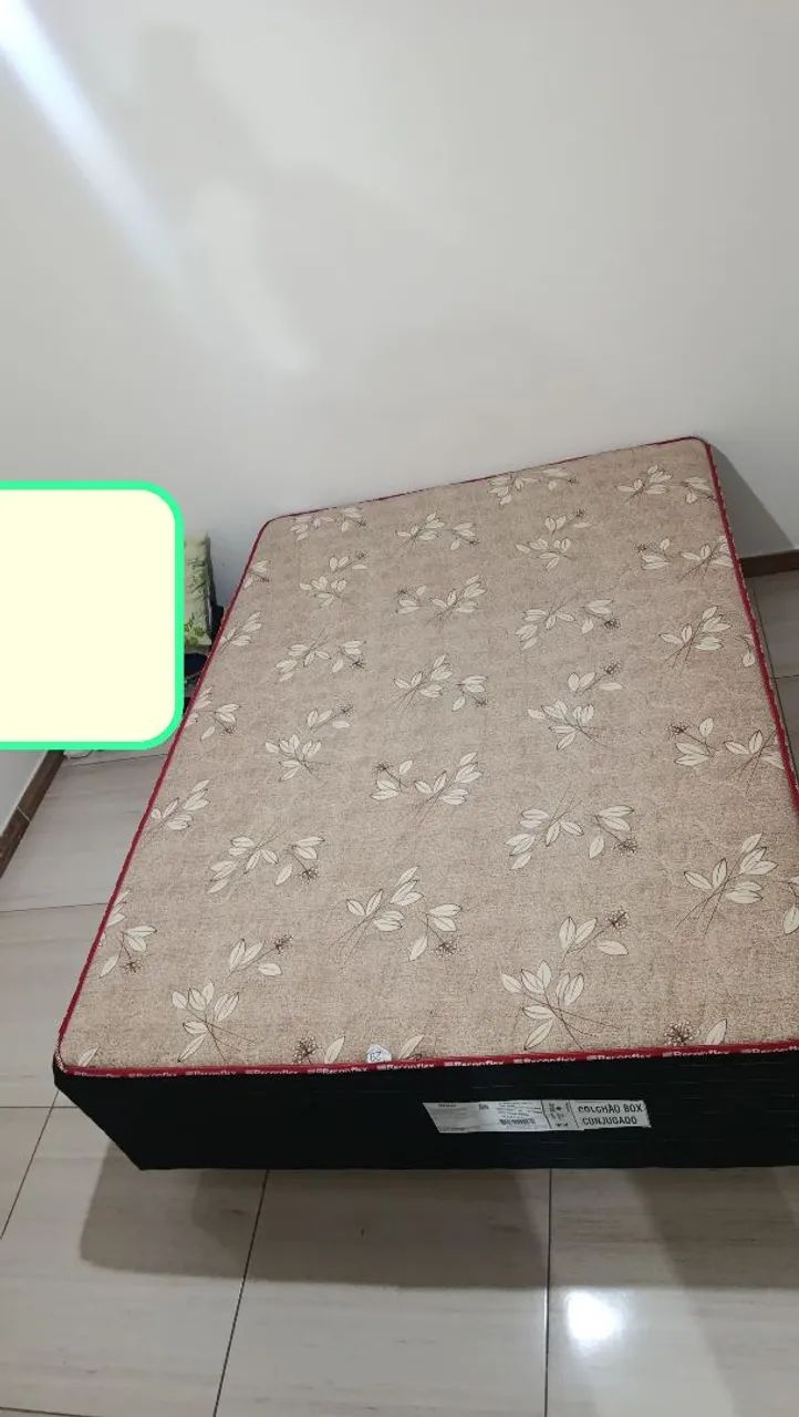 2 camas box de casal poucos meses de uso