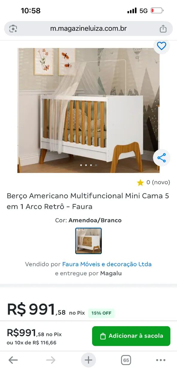 Berço 5 em 1  - Foto 2