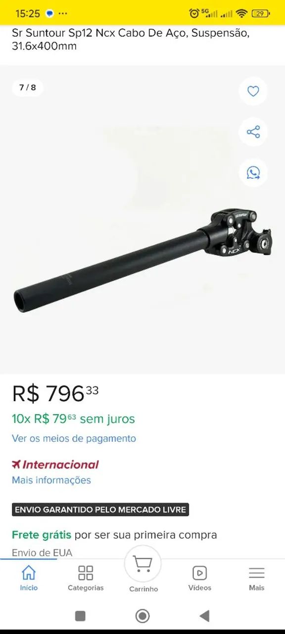 Canote de bike com amortecedor - Extremo conforto - ANTIPROSTÁTICO - Foto 5
