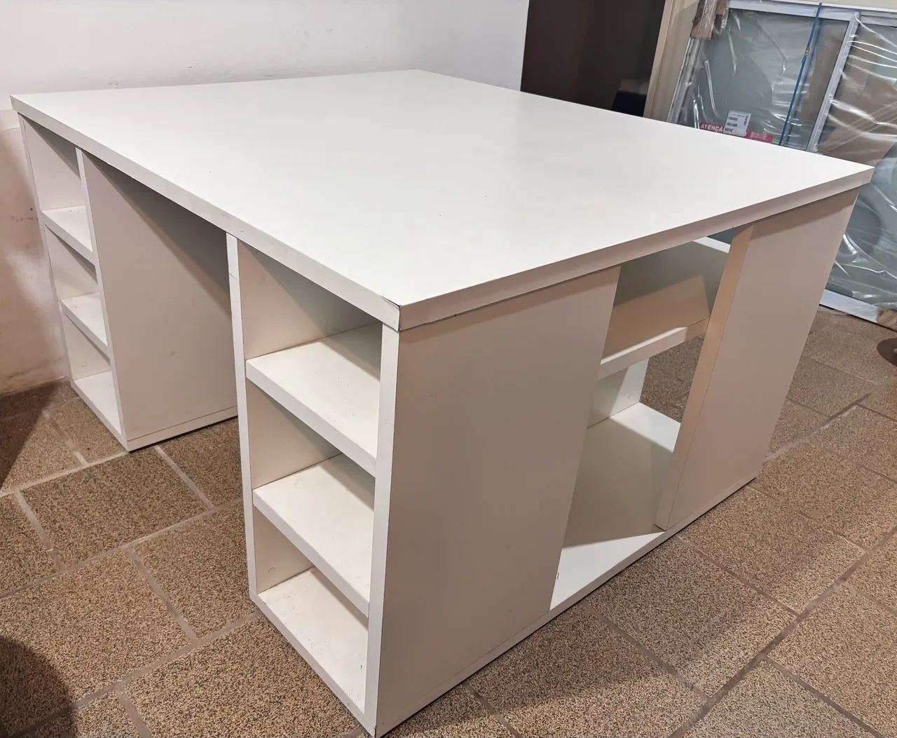 Mesa dupla de escritório- super linda e funcional  - Foto 2
