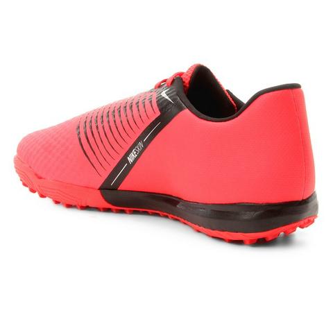 Chuteira Society Nike Phantom Venom Academy TF - Vermelho e Preto - Foto 2