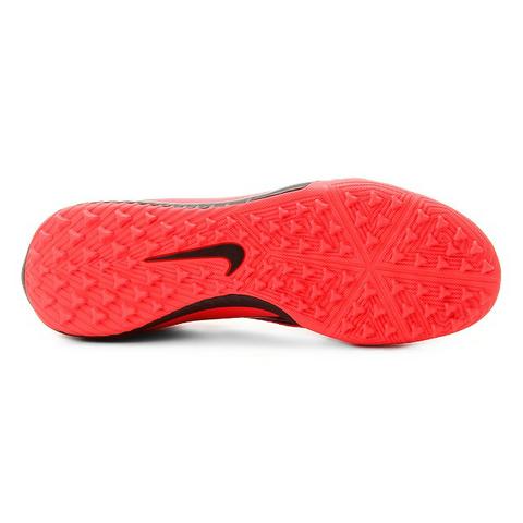 Chuteira Society Nike Phantom Venom Academy TF - Vermelho e Preto - Foto 4