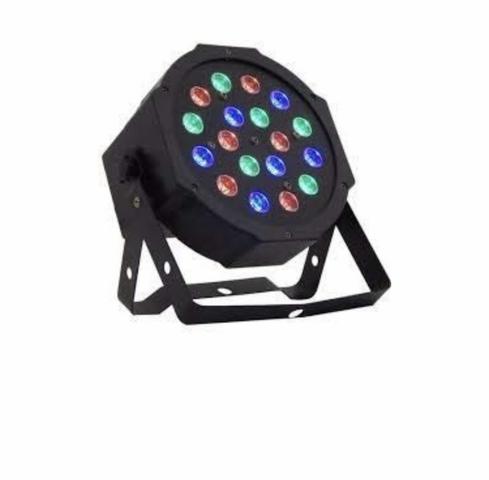 Canhão Refletor 18 Led Rgb Jogo De Luz Dj Festa Lk-184 LuaTek - Foto 3