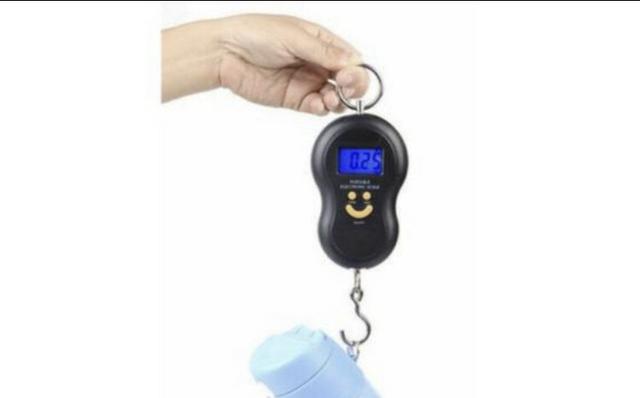 Balança 50kg digital com Gancho pesar peixe balança carne em feira manual pesar ferro etc - Foto 3
