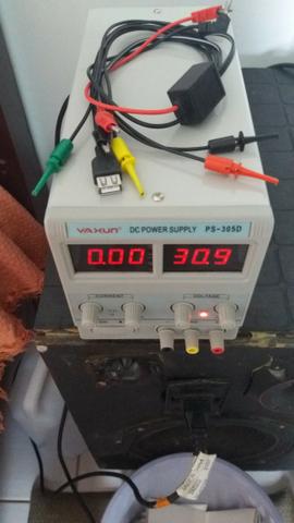 Fonte Bancada Assimétrica Ya Xun 305d Bivolt 30v 5a(usada poucas vezes valor 350) - Foto 2