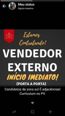VAGA ( VENDEDOR EXTERNO)