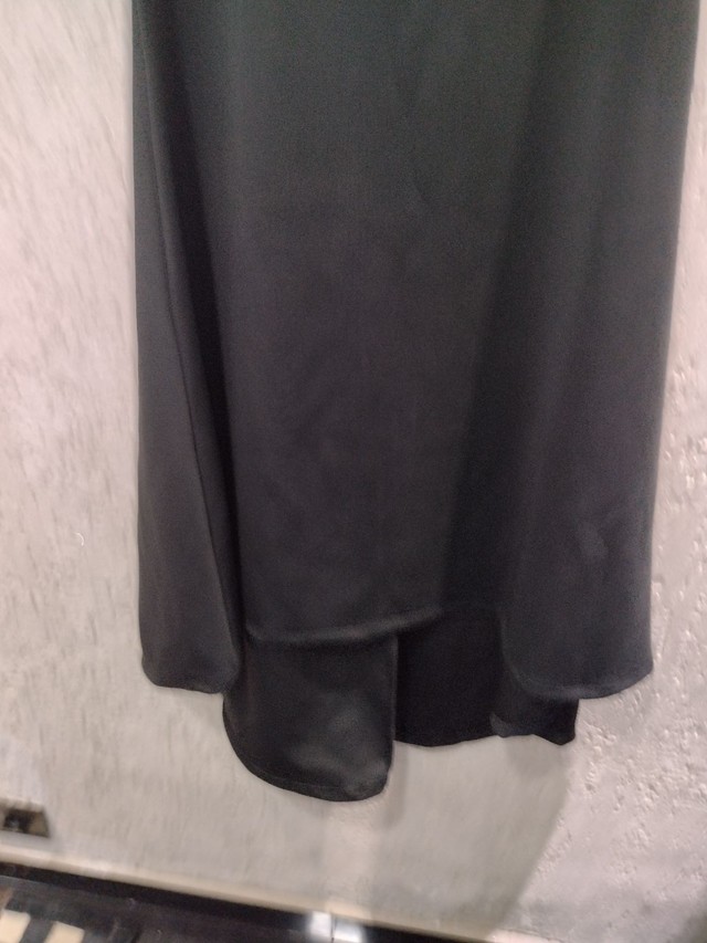 Saia preta longa veste 40 - Foto 2