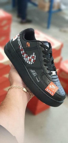 air force preto laranja