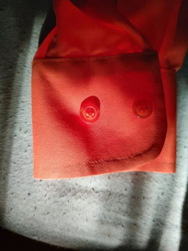 Camisa social, manga longa, tamanho 4(equivalente a G) - Foto 4