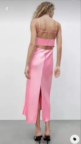 Vestido Cetim Zara  - Foto 2