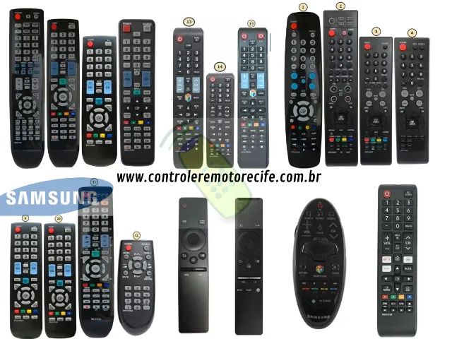 controle para tv Samsung smartv 4k com pilhas novas , entrega e garantia ( emitimos nota ) - Foto 3
