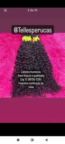Cabelos humanos e Confecção de telas