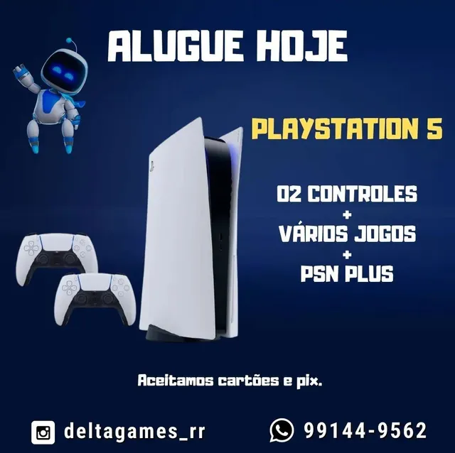 Aluguel de PS5: a partir de